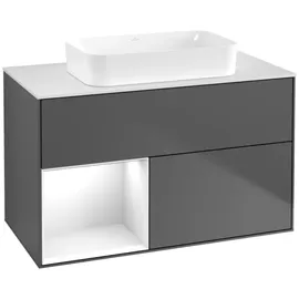 Villeroy & Boch Waschtischunterschrank 100 x 60,3 cm Grau