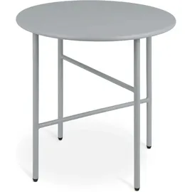 bomoe Beistelltisch Grau Metall 44 x 46 cm