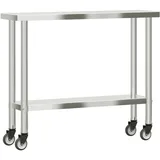 vidaXL, Werkbank + Arbeitsbock, Luella (30 cm, 110 cm)