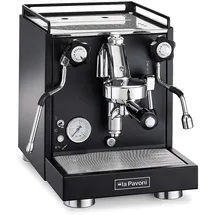 La Pavoni New Cellini Classic nera mit Milchaufschäumer und Wasserfilter