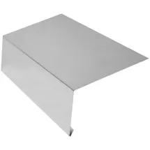 Inefa Rinneneinhang ohne Wasserfalz aus Aluminium 200 cm Silber