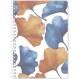 Neumann Ladytimer Ringbuch Watercolor 2026 - Taschen-Kalender A5 (15x21 cm) - Schüler-Kalender - Weekly - Ringbindung - 128 Seiten - Alpha Edition