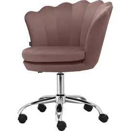 OTTO home Helleu Veloursstoff Rosa