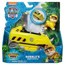 Paw Patrol Jungle Pups Nashorn-Fahrzeug mit Rubble-Figur 23cm