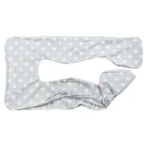 OEM Schwangerschaftskissenbezug Typ U 100 % Baumwolle 100 x 100 cm Grau
