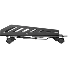 NanoRS RS480 Mobiler Gamping-CPU-Ständer mit 4 Rollen CPU-Ständer Computerwagen Belastbar bis 25kg, Regulierbare Breite: 160–300 mm Rollwagen PC Desktop