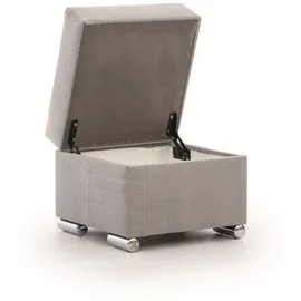 Fun Möbel Polsterhocker mit Stauraum CANTON Stoff 0 x 0 x 0 cm Grau