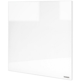 Vasner Infrarotheizung "Glas mit Rahmen weiß, 300 W, Citara G" Infrarot Glasheizung, IP44 Bad geeignet Gr. B/H/T: 60 cm x 40 cm x 2,5 cm, 300 W, unten-rechts, weiß