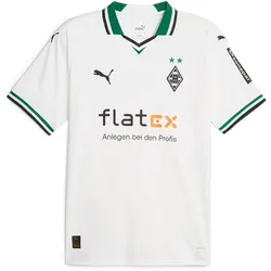PUMA Herren Fantrikot BMG Home Jersey Replica, PUMA WHITE-POWER GREEN, XXL