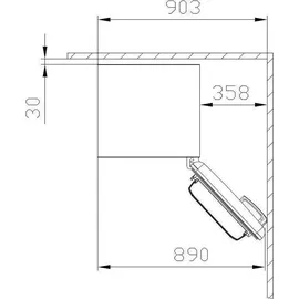Amica KS 15611 R Retro-Kühlschrank (108 l, 860 mm hoch, Weinrot)