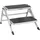 Brunner Ruckstep Doppeltrittstufe 61 x 60 x 20/40 cm Schwarz