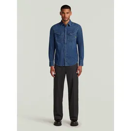 G-Star Dakota Slim Langarmhemd Blau XS
