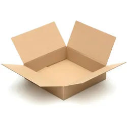 KK Verpackungen 200 Faltkiste Faltkarton Versandkartons 400 x 400 x 100