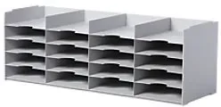 Paperflow Sortiersystem PP (Polypropylen), Stahl Grau 89,7 x 32,7 x 31,3 cm