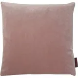 Magma Heimtex MAGMA Samt Uni Kissenbezug 40x40 cm - Rose,- samtig weich kuscheliger Stoff, rechteckiger Kissenbezug, für Wohnzimmer, Schlafzimmer, Büro und Gästezimmer Waschbar