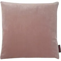 Magma Heimtex MAGMA Samt Uni Kissenbezug 40x40 cm - Rose,- samtig weich kuscheliger Stoff, rechteckiger Kissenbezug, für Wohnzimmer, Schlafzimmer, Büro und Gästezimmer Waschbar