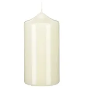 Kopschitz Kerzen Stumpenkerzen Klarlack 20 x 8 cm 2 St. elfenbein