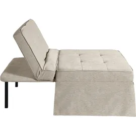 Atlantic Home Collection Multifunktionshocker Finn, extra breit, 100 x 70 x 41 cm, Creme