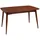 miliboo Ausziehtisch 90 x 75 x 90 cm braun