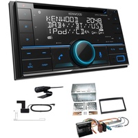 Kenwood 2-DIN Radio Bluetooth DAB+ für Peugeot Expert und Partner ab 2007