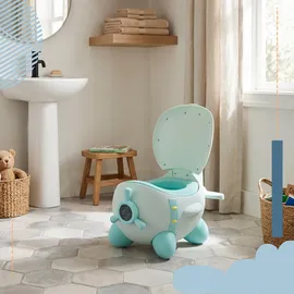 Relaxdays Töpfchen Flugzeug für Kinder