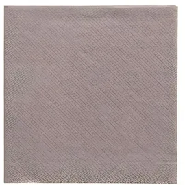 Papstar Servietten "DAILY Collection" 1/4-Falz 24 cm x 24 cm grau,