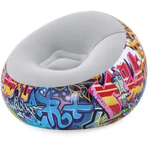 BESTWAY Luftsessel Graffiti Mehrfarbig