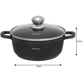 Kinghoff Kochtopf 20 cm rund
