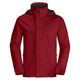 Jack Wolfskin Stormy Point Regenjacke Herren Rot M