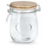 Zeller Vorratsglas "Heart" 750 ml