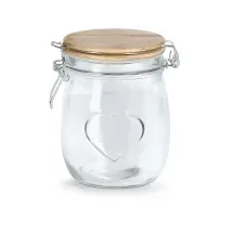 Zeller Vorratsglas "Heart" 750 ml