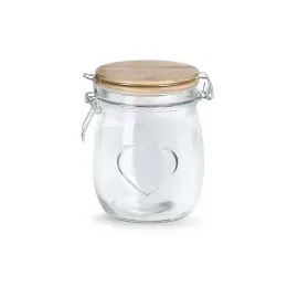 Zeller Vorratsglas "Heart" 750 ml
