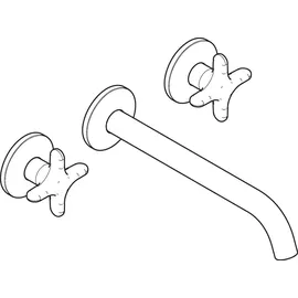 Hansgrohe One 3-Loch Waschtischarmatur Chrom