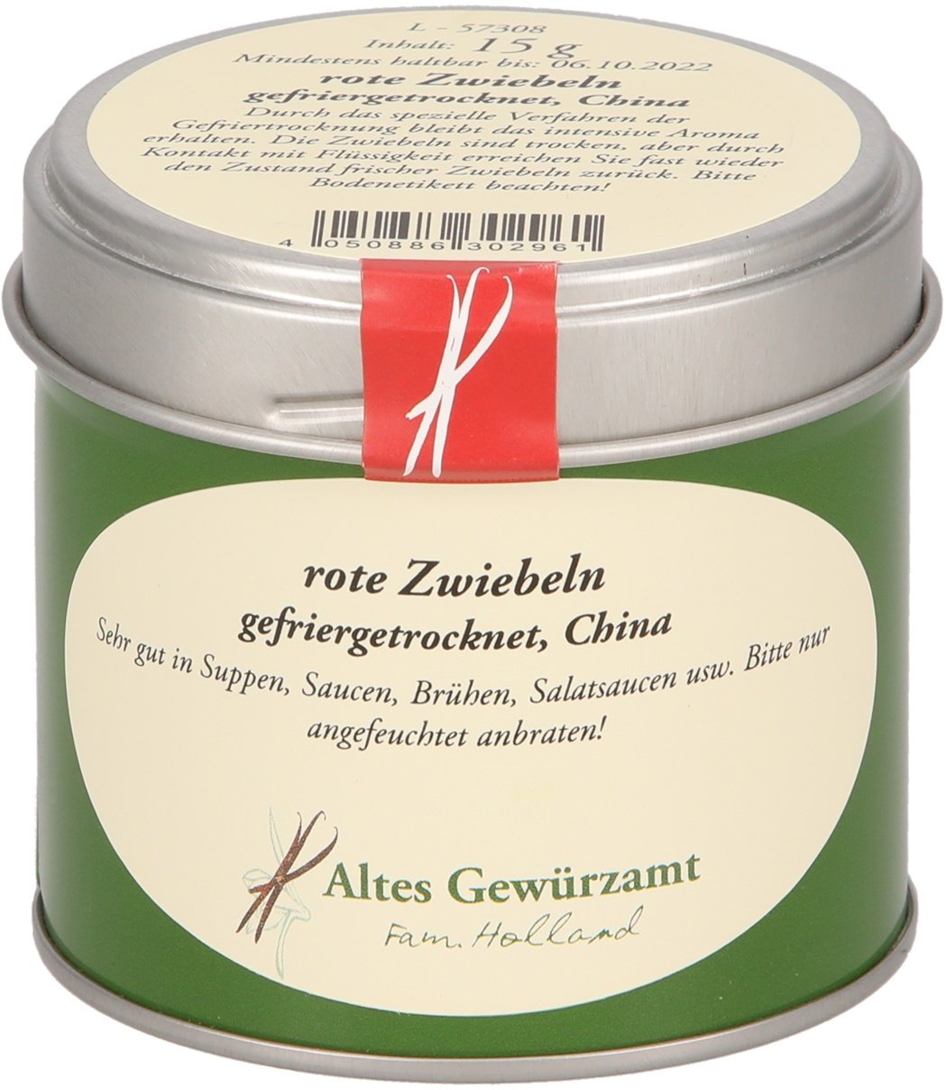 Preisvergleich Produktbild Altes Gewürzamt Rote Zwiebeln, gefriergetrocknet 30296