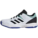 Adidas Kinder Handballschuhe Court Stabil, FTWWHT/CBLACK/LUCBLU, 39 1⁄3