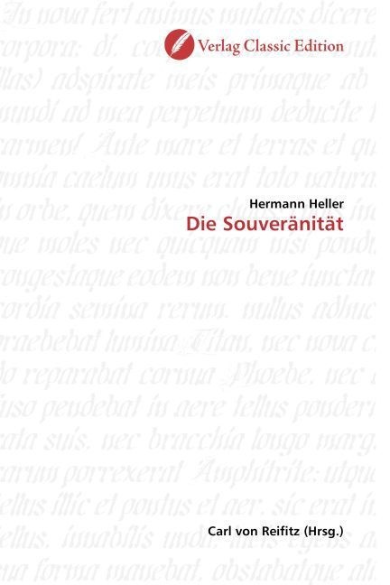 Die Souveränität - Hermann Heller  Kartoniert (TB)