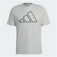 Adidas Herren Shirt TI 3BAR TEE, LGSOGR, XXL