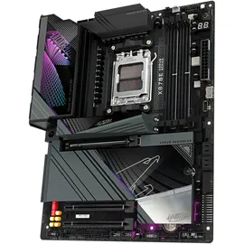 Gigabyte X870E AORUS Master Mainboard - Unterstützt AMD Ryzen 9000 CPUs, 16+2+2 Phasen, bis zu 8600MHz DDR5, Wi-Fi 7, 10GbE LAN