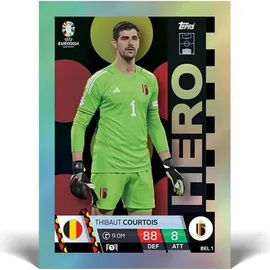 Topps Topps/Merlin UEFA Fußball-Europameisterschaft 2024 Trading Cards Booster Tin Sortiment (12)