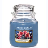 Yankee Candle Mulberry & Fig Delight mittelgroße Kerze 411 g