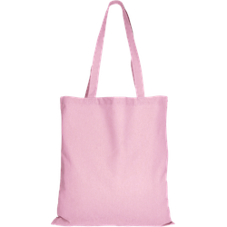 10er Pack Baumwolltasche - 28 Farben | mit Zwei Langen Henkeln | 38x42cm, rosa, 25 Stück