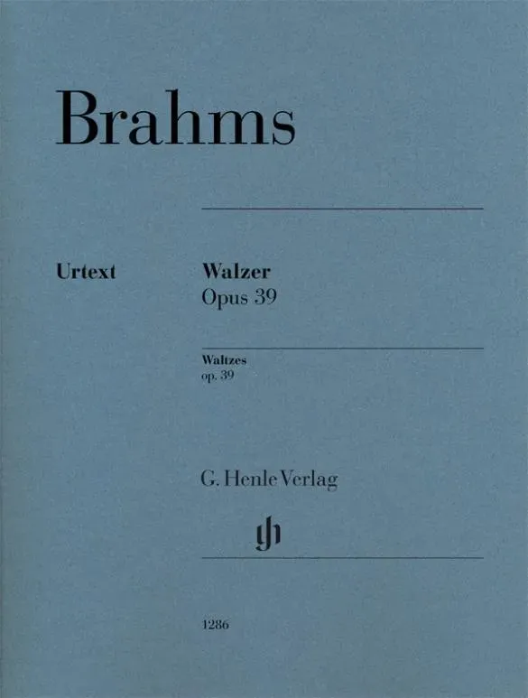 Brahms  Johannes - Waltzes Op. 39 - Johannes Brahms  Kartoniert (TB)