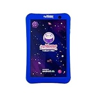 SoyMomo Kinder Tablet Tablet PRO mit Kindersicherung & KI Tablet für Kinder ab 4 Jahre 8 Zoll Android 9 WiFi Bluetooth 32 GB Speicher 2 GB RAM Kamera mit kindgerechter Schutzhülle (Blau)