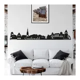 wall-art Wandtattoo »XXL Stadt Skyline Greifswald 120cm«, (1 St.), selbstklebend, entfernbar, schwarz