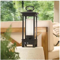 Elstead Lighting South Hope Tischleuchte mit Bluetooth bronze Kichler