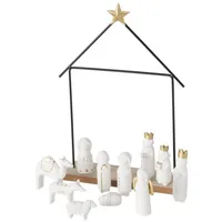 Boltze Minimalistische Weihnachtskrippe NATOS, 11 Figuren