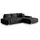 masseno Ecksofa mit Schlaffunktion ALESE ¦ schwarz ¦ Maße (cm): B: 265 H: 85