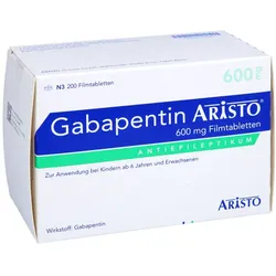 Gabapentin Aristo 600 mg Filmtabletten 200 St