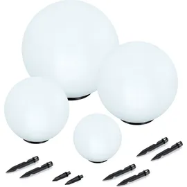 esotec Solarkugel für den Garten multicolor 4er SET Leuchtkugel outdoor 102615