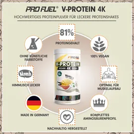 ProFuel V-PROTEIN vegan 4K Blend Vanilla Ice Cream Pulver 750 g